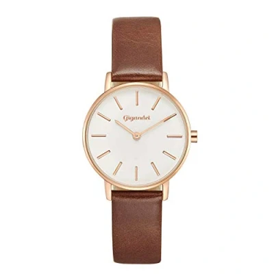 Abbildung von Gigandet Damen Analog Japanisches Quarzwerk Uhr mit Leder Armband 2VNAG36/004