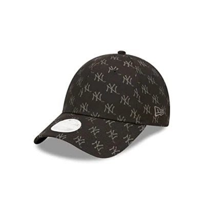 Abbildung von New Era MLB League Essential Cap für Damen der York Yankees Monogram Teamlogo NY Strapback Verschluss One Size
