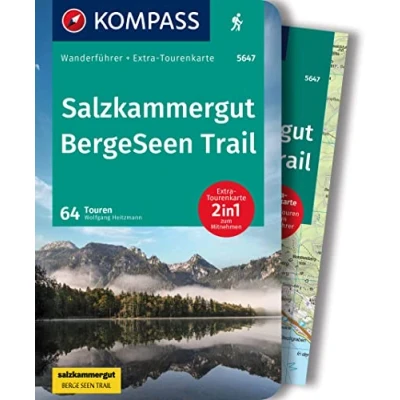 Abbildung von KOMPASS Wanderführer Salzkammergut BergeSeen Trail, 61 Touren mit Extra Tourenkarte: GPS Daten zum Download