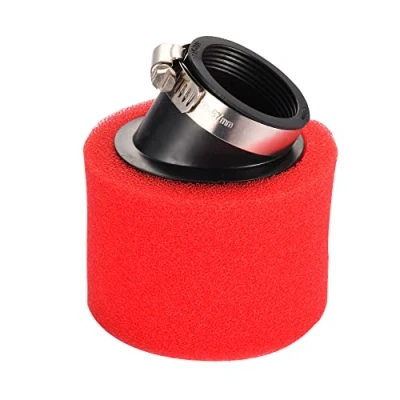 Abbildung von WOOSTAR 42mm Luftfilter Schaumreiniger Ersatz für 125ccm 140ccm 150ccm 200ccm CRF KLX ATV 4 Wheeler Quad Roller Dirt Pitbike Rot
