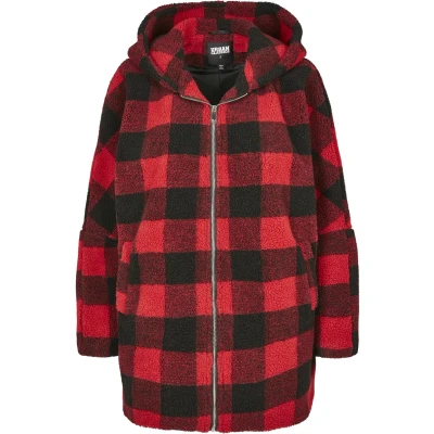 Abbildung von Urban Classics Kurzmantel, Damen, Größe: XXL, Red/black
