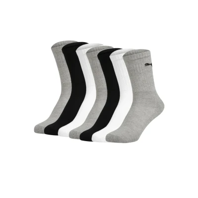 Abbildung von Puma Junior Quarter 7 PAAR Socken für Kinder, Größe: 35 38, Grey white black