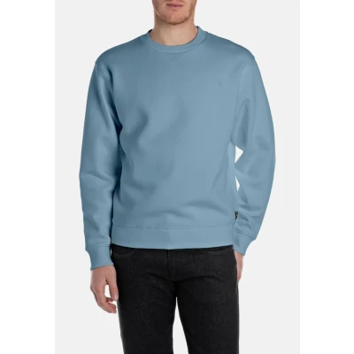 Abbildung von Replay Sweatshirt, Herren, Größe: Large, Night blue