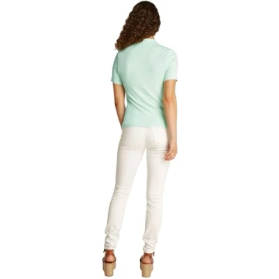Abbildung von Tommy Hilfiger Poloshirt, Damen, Größe: Small, Opal green