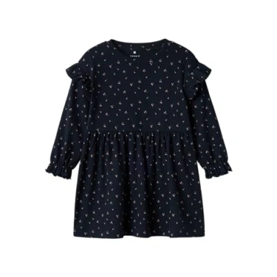 Abbildung von Name it Nmfbabeth Dress Jerseykleid für Kinder, Größe: 86, Navy