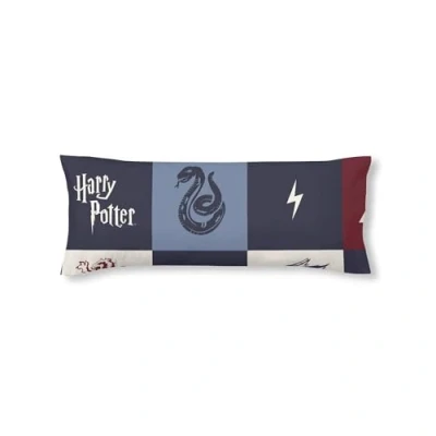 Abbildung von BELUM Kissenbezug Harry Potter, 100% Baumwolle, Modell Hogwarts, Blau, 80 x cm