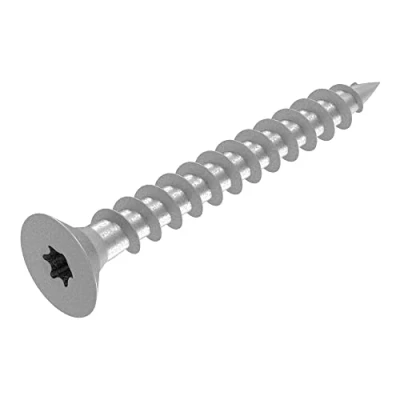 Abbildung von SECCARO Spanplattenschraube 6 x 50 mm, Edelstahl V2A VA A2, Holzschraube mit Vollgewinde, TX/Innensechsrund 100 Stück