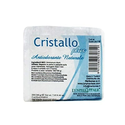 Abbildung von Puro Mineral Alaunstein Deo Kristall 100% Natürliches ohne Aluminium Chlorohydrat Dekosteine 190 240 gr.