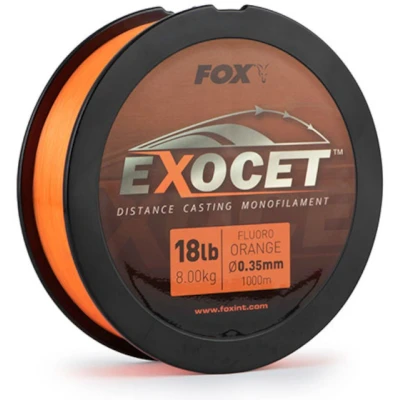 Abbildung von Fox Exocet Orange Fluo Mono 0.35mm 18lb/8.0kg (1000m) Monofile Schnur