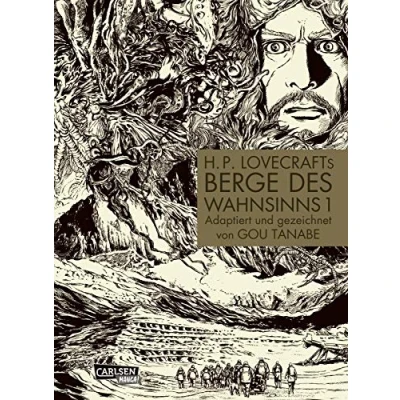 Abbildung von H.P. Lovecraft Manga: Berge des Wahnsinns 1: Packende Mystery Story in der Antarktis, aus dem Universum Cthulhu Mythos