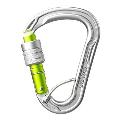 Abbildung von EDELRID Unisex Erwachsene HMS Strike Screw FG Carabiner, Silver, one Size