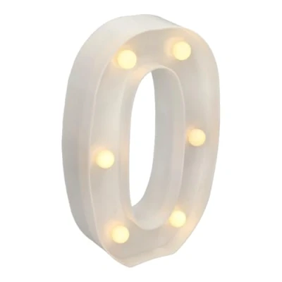 Abbildung von JANDEI Warmes Licht LED Zahlen und Buchstaben für Dekoration Atmosphäre, leuchtendes Herz, Nachtlichter, Geburtstage, Hochzeiten, Schaufenster. Sie funktionieren mit AA Batterien (0)