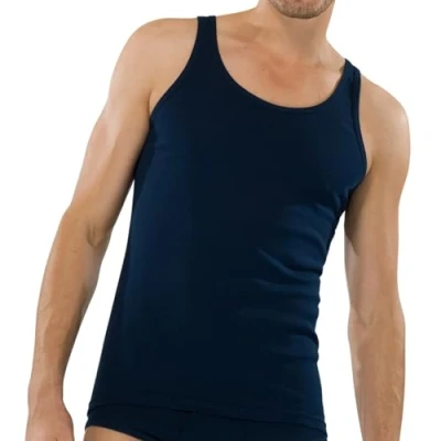 Abbildung von Schiesser Unterhemd/shirt, Herren, Größe: XL, Navy