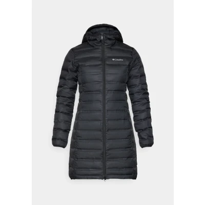 Abbildung von Columbia LAKE 22 LONG Hooded Jacket Daunenmantel, Damen, Größe: Medium, Black