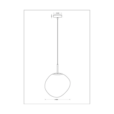 Abbildung von ECO LIGHT Pendelleuchte »Canopus«, 1 flammig, Leuchtmittel E27 ohne