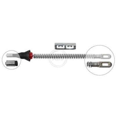 Abbildung von A.B.S. K12016 Handbremsseil 182 Trommelbremse für Links /Rechtslenker OPEL: Astra H Caravan, Hatchback, G CC