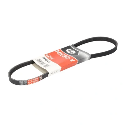 Abbildung von GATES Micro V 4PK840 Keilrippenriemen 840 4 Polyester, EPDM (Ethylen Propylen Dien Kautschuk) AUDI: A4 B6 Avant, A6 C5 Saloon