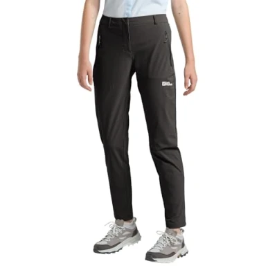 Abbildung von Jack Wolfskin Hikeout Pants Outdoorhose, Damen, Größe: 42, Black