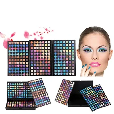 Abbildung von FantasyDay Profi 252 Farben Hochpigmentierte Warme Natürliche Matt Schminke Lidschatten Palette Makeup Kit Augenschatten Eyeshadow Make up Kosmetik Schimmer Set
