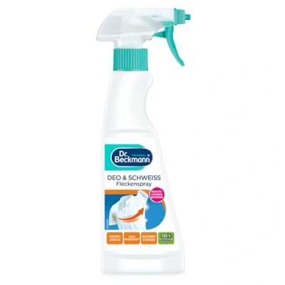 Abbildung von Dr. Beckmann Fleckenspray Deo &amp; Schweiß Spezialfleckentferner gegen und Schweißflecken 250 ml