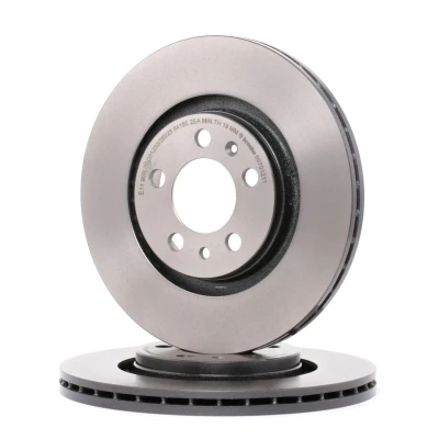 Abbildung von BREMBO COATED DISC LINE 09.7012.11 Bremsscheibe 280 22 5 innenbelüftet beschichtet hochgekohlt mit Schrauben VOLKSWAGEN: Bora Saloon, Golf 4 Variant