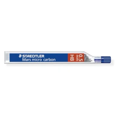 Abbildung von Staedtler Mars Micro Carbon 250 Minen 0,5 mm HB 6 Tuben/Packungen (72 Minen)