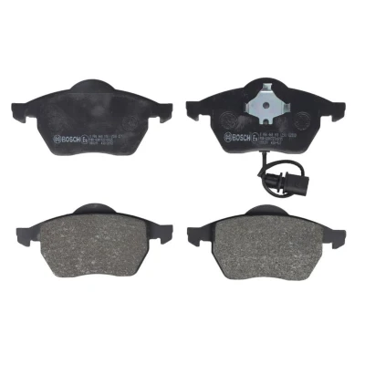 Abbildung von BOSCH 0 986 460 118 Bremsbelagsatz Low Metallic mit integriertem Verschleißwarnkontakt SEAT: Alhambra I, FORD: Galaxy Mk1 MPV