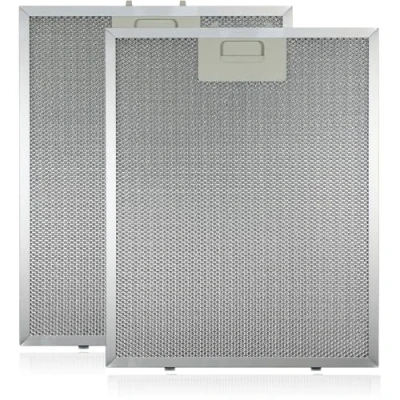 Abbildung von SPARES2GO Dunstabzugshaube Metall Fettfilter (Silver, 320 x 260mm, 2 stück)