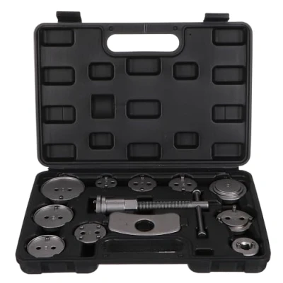 Abbildung von SIXTOL Mechanic Brake Set Black 12 Bremskolben Rücksteller teiliges Montagewerkzeug Rückdrehen und Komprimieren Bremskolbenpresse Werkzeugkoffer