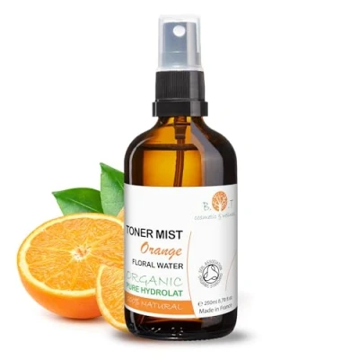 Abbildung von B.O.T Cosmetic &amp; Wellness Natürliches Orangenblütenwasser Hydrolat 250 ML Haarpflege, Make Up Entfernung, After Shave Für fettige Haut, 1er Pack