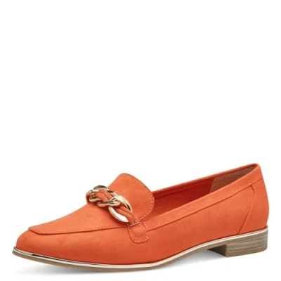 Abbildung von MARCO TOZZI Damen Slipper Elegant Vegan, Orange (Carrot), 38 EU