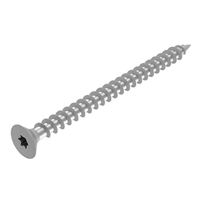 Abbildung von SECCARO Spanplattenschraube 6 x 80 mm, Edelstahl V2A VA A2, Holzschraube mit Vollgewinde, TX/Innensechsrund 75 Stück