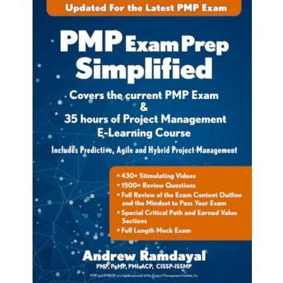 Abbildung von PMP Exam Prep Simplified: Covers the Current and Includes a 35 Hours of Project Management E Learning Course