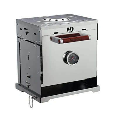 Abbildung von New Direction Tackle Edelstahl Stoven Angeln und Camping BBQ Grill Backofen Multifunktionaler Campingkocher Gasherd