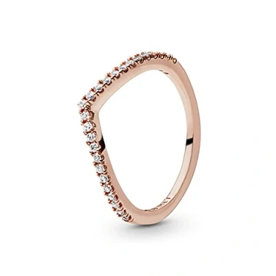 Abbildung von PANDORA Damen Stapelring Rose zirkonia &#039; Ringgröße 60 (19.1) 186316CZ