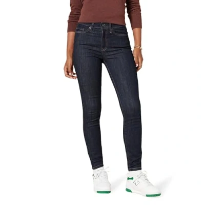 Abbildung von Amazon Essentials Damen Skinny Jeans mit Hohem Bund, Schwarze Spülung, 38 Kurz