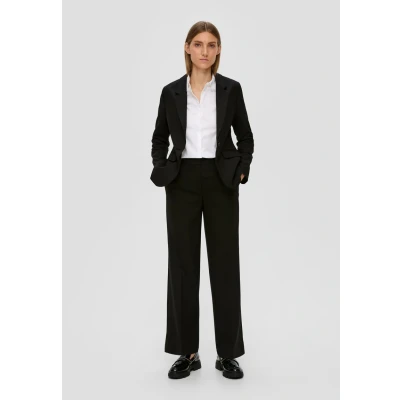 Abbildung von s.Oliver Black Label Regular Chino, Damen, Größe: 34x32, Schwarz