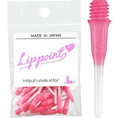Abbildung von LSTYLE Dartspitzen: Original Lippoint Soft Tip Dart Points 2BA Gewinde Normale Länge 2 Tone Pink