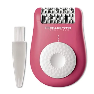 Abbildung von Rowenta Easy Touch EP1110F0 Elektrischer Epilierer, Pastellrosa/Weiß