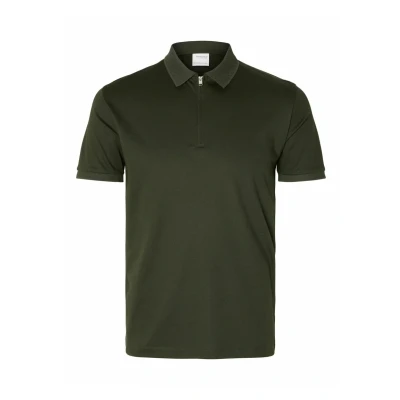 Abbildung von SELETED HOMME Slhfave Zip Ss Polo Noos