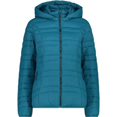 Abbildung von CMP Damen Nylon Jacke mit abnehmbarer Kapuze, Teal, 44