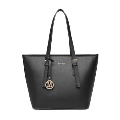 Abbildung von Miss Lulu Handtasche Damen Henkeltasche Shopper Schultertasche Große Kapazität mit Verstellbaren Riemen für Büro, Schule und Alltag