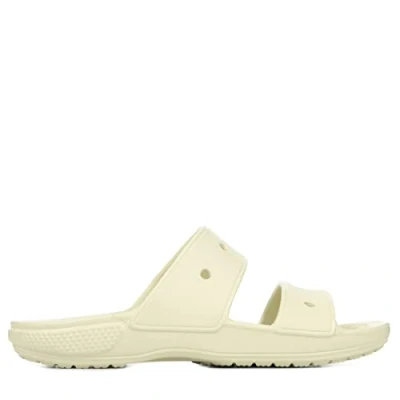 Abbildung von Crocs Classic Unisex Pantolette flach, Größe: 38 39, Beige Schuhe