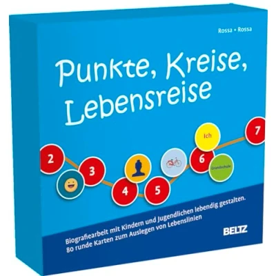 Abbildung von Punkte, Kreise, Lebensreise: Biografiearbeit Mit Kindern und Jugendlichen lebendig gestalten. 80 runde Karten zum Auslegen von Lebenslinien. ... 13 cm Durchmesser (Beltz Therapiespiele)