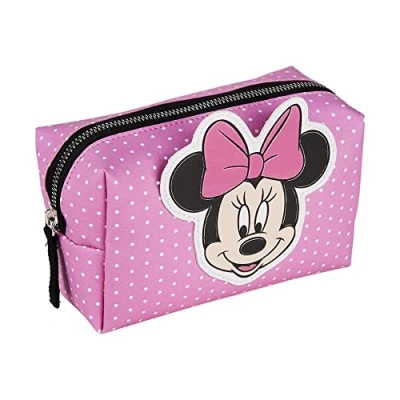 Abbildung von Disney Kulturbeutel, Schminktasche, Reisetasche, Clutch, Federmäppchen, Organizer Zubehör, Minnie Maus, Beauty