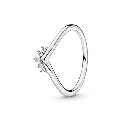 Abbildung von PANDORA Ring &quot;Diadem&quot; Krone Silber 198282CZ 58