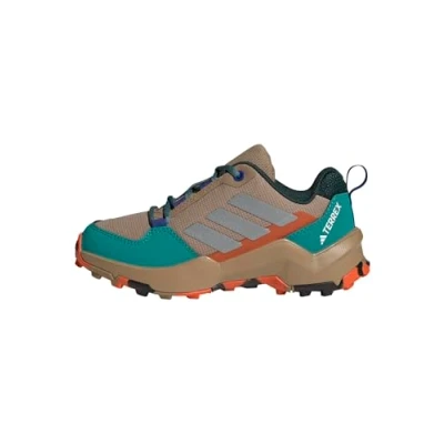 Abbildung von Adidas Terrex Unisex Hikingschuh für Kinder, Größe: 30.5, Cardboard matte silver pure teal Textil/synthetik