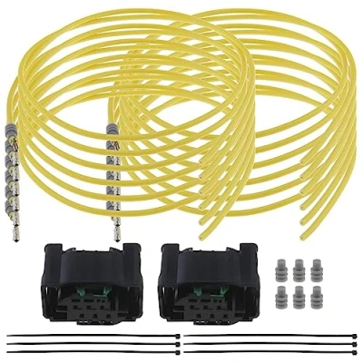Abbildung von YINETTECH 2 Sets 6 poliger KFZ Horizontalsensor Stecker 2105403618 736410707500 Kompatibel mit Mercedes A210 540 36 81 Niveausensor Kabelbaumstecker