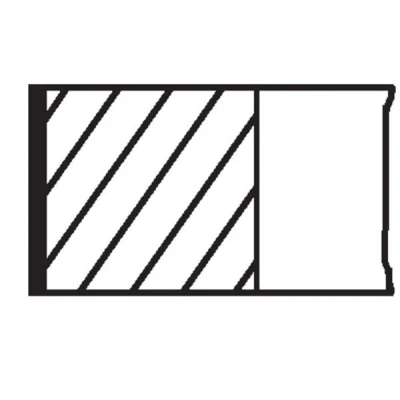 Abbildung von MAHLE ORIGINAL 040 18 N0 Kolbenringsatz 72,0 CITROËN: C3 II
