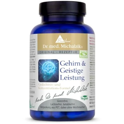 Abbildung von Gehirn &amp; Geistige Leistung BRAIN PLUS B Vitamine bioaktiv Dr. med. Michalzik ohne Zusatzstoffe von BIOTIKON®